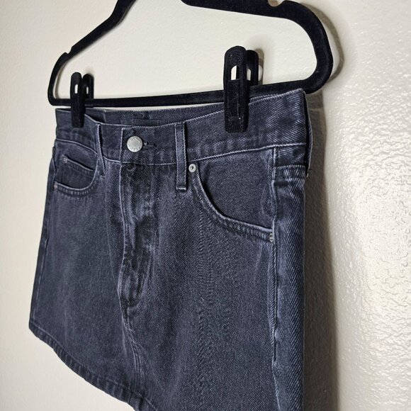 Artizia Denim Forum 28 Black The 90s Ricci Skirt Micro Mini  Mid Rise Jean - Picture 2 of 7